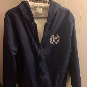 Blue PINK Sherpa jacket